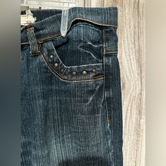 Dark Wash Bootcut Mid-rise Jeans - Picture 2 of 8